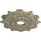 Ekena Millwork Preston Ceiling Medallion (Fits Canopies up to 4"), 17 1/2"OD x 4"ID x 1"P, Castle Stone Crackle CM17PRCSC - alternate 2